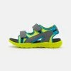 Geox VANIETT BOY - Sandales De Randonnée - Grey/lime