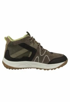 Geox DELRAY - Baskets Montantes - Dk Beige/olive -Pas Cher Geox Boutique 42a17fdb58854a41a53e8255c0a3deb8