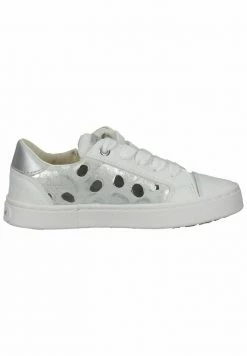 Geox Baskets Basses - Off White Silver -Pas Cher Geox Boutique 42c458126a5247b2bd9a6a80f0bde731