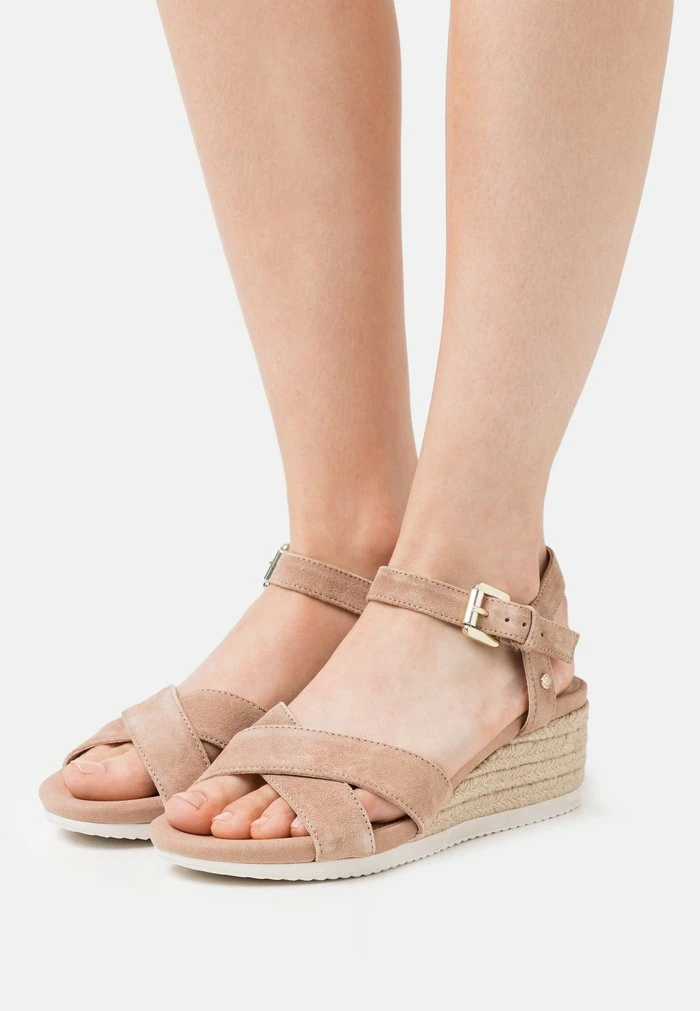 Geox ISCHIA CORDA - Sandales Compensées - Dark Skin 1 Geox ISCHIA CORDA - Sandales Compensées - Dark Skin