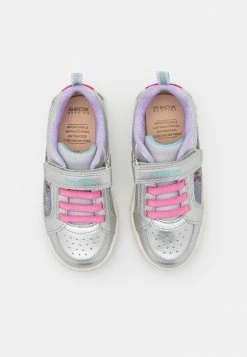 Geox SKYLIN GIRL - Baskets Basses - Silver/fuchsia -Pas Cher Geox Boutique 458500df18e34418a7d01a92c590d26b