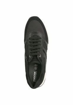 Geox AIRELL - Baskets Basses - Schwarz -Pas Cher Geox Boutique 47ba6a59889843e992401a4d8fe8a4bd