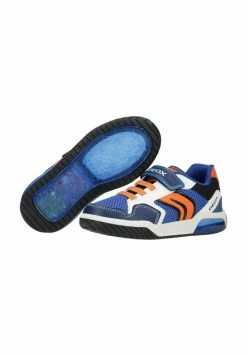 Geox Baskets Basses - Blue Orange White -Pas Cher Geox Boutique 48c1e139f737481da2ee112affdd7b40
