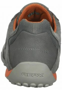 Geox Baskets Basses - Lt Grey Anthracite Cla -Pas Cher Geox Boutique 48cfc2ed10c741afb468e92a46c39629