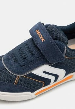 Geox POSEIDO BOY - Baskets Basses - Navy/light Orange -Pas Cher Geox Boutique 495ea4032eda4ceda4a2ca94d321d0d1
