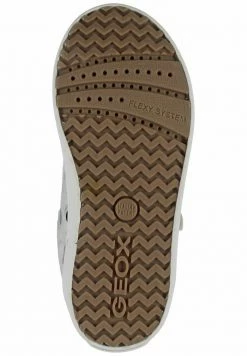 Geox Baskets Basses - Off White Silver -Pas Cher Geox Boutique 49b64ffc58964b929f675f9b10a0a02c