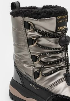 Geox ADELHIDE GIRL ABX - Bottes De Neige - Dark Gold/black -Pas Cher Geox Boutique 4a07d3e0992a4d2a87b6d63ca1883eed