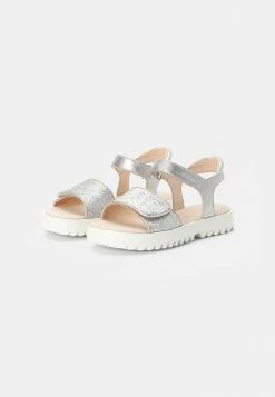 Geox SANDAL CORALIE GIRL - Sandales - Silver -Pas Cher Geox Boutique 4f8170a9d6e74350ac771d036baaf517