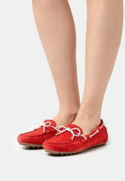 Geox LEELYAN - Mocassins - Red/white