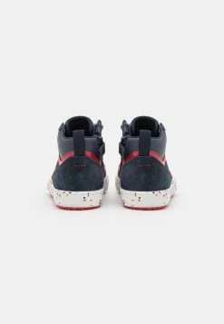 Geox ALONISSO BOY - Baskets Montantes - Navy/red -Pas Cher Geox Boutique 53964330385048a5a29dcac31e485644