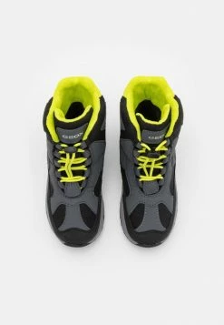 Geox SENTIERO BOY WPF - Bottes De Neige - Grey/lime -Pas Cher Geox Boutique 5446b6679cb043e681c7cf6ff8543213