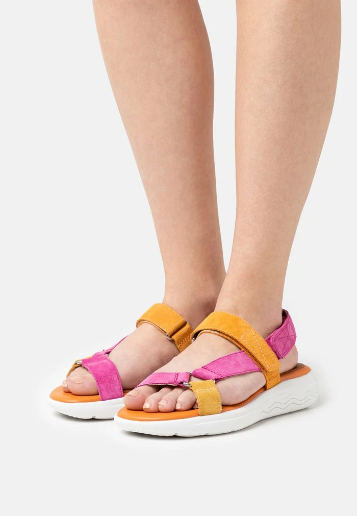 Geox SPHERICA - Sandales à Plateforme - Fuchsia/orange 1 Geox SPHERICA - Sandales à Plateforme - Fuchsia/orange