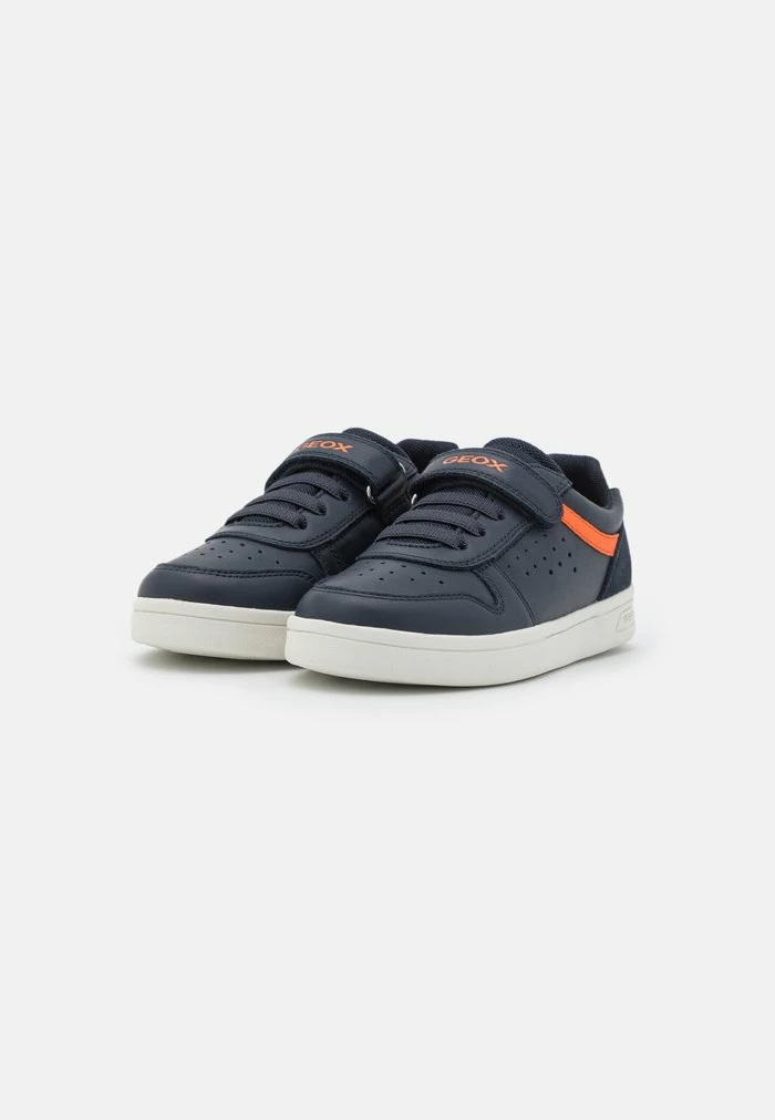 Geox DJ ROCK BOY - Baskets Basses - Navy/orange 2 Geox DJ ROCK BOY - Baskets Basses - Navy/orange – Image 2