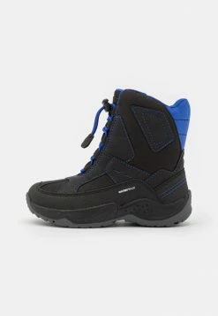 Geox SENTIERO BOY WPF - Bottes De Neige - Black/royal