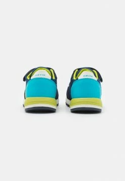 Geox ALBEN BOY - Baskets Basses - Navy/lime -Pas Cher Geox Boutique 5ad5afdfadf548baa098db999c9b236a