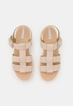 Geox DANDRA - Sandales à Plateforme - Light Taupe -Pas Cher Geox Boutique 5c601c4e3e484ff19a4d3d675d24124e