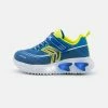 Geox ASSISTER BOY - Baskets Basses - Royal/lime