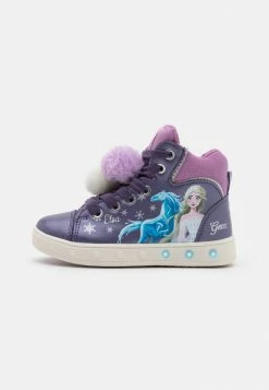 Geox DISNEY FROZEN ELSA JUNIOR SKYLIN GIRL - Baskets Montantes - Purple/mauve