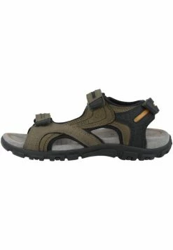 Geox U S.STRADA D - Sandales De Randonnée - Military/dark Yellow