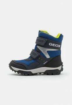 Geox HIMALAYA BOY WPF - Bottes De Neige - Navy/lime