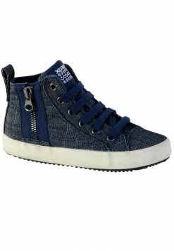Geox ENFANT ALONISSO - Baskets Montantes - Jeans -Pas Cher Geox Boutique 63b1658440a34247a3d183dcbcddee00