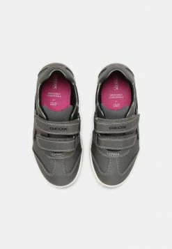 Geox DJROCK GIRL - Baskets Basses - Dark Silver/black -Pas Cher Geox Boutique 6444e2dc843a47bcbf753b7f1fc4cc99