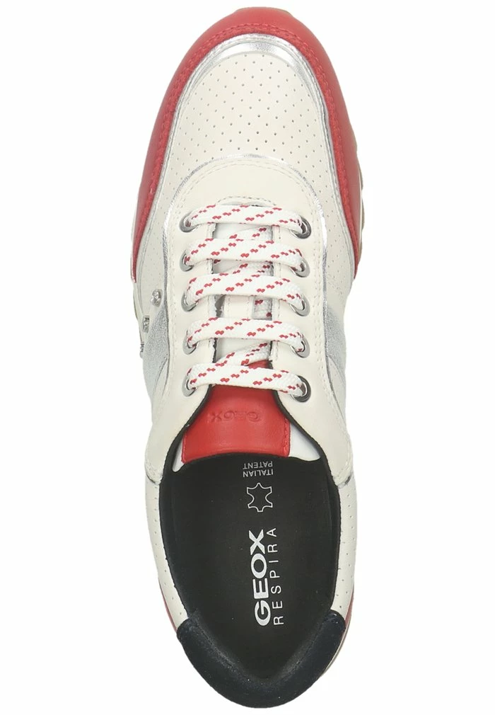 Geox Baskets Basses - Off White/red C 4 Geox Baskets Basses - Off White/red C – Image 4