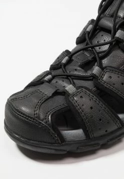 Geox UOMO STRADA - Sandales De Randonnée - Black -Pas Cher Geox Boutique 651b482813f84c5082ebc000e96e3966