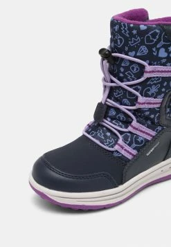 Geox ROBY GIRL - Bottes De Neige - Navy/lilac -Pas Cher Geox Boutique 67b75fd057af43d49d09512a12bb2072