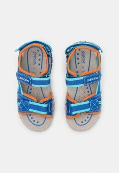 Geox DYNOMIX BOY - Sandales De Randonnée - Royal/orange -Pas Cher Geox Boutique 693e547704ce4b96b621c3125109f585