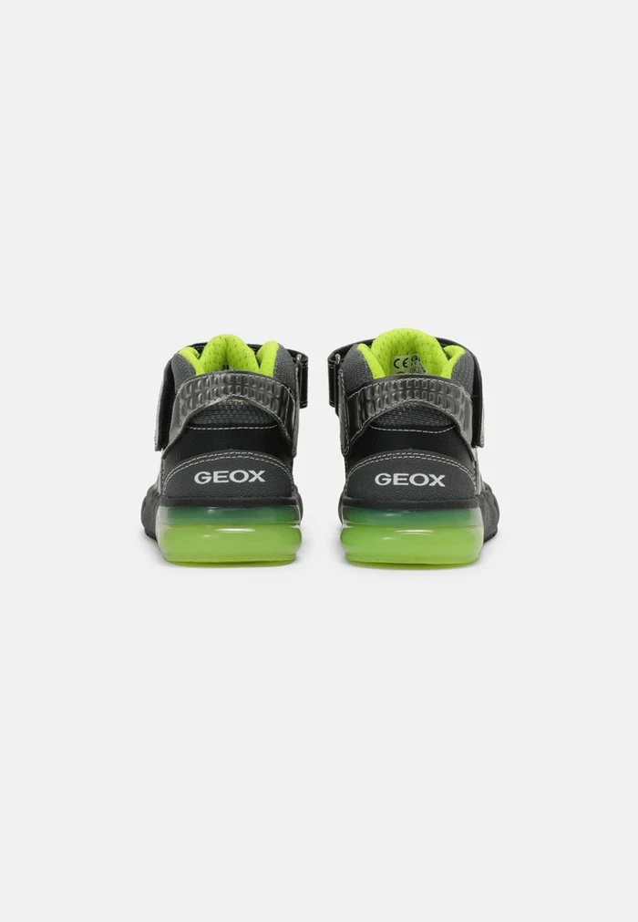 Geox GRAYJAY BOY - Baskets Montantes - Black/lime 3 Geox GRAYJAY BOY - Baskets Montantes - Black/lime – Image 3