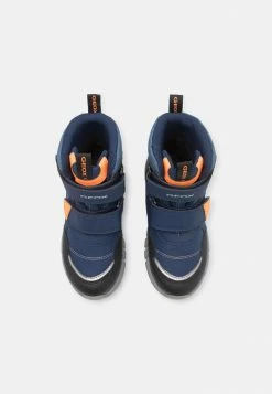 Geox J FLEXYPER BOY ABX - Bottes De Neige - Navy/fluo Orange -Pas Cher Geox Boutique 6c0c3fcbb57744989afd1a77552fce72