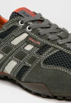Geox UOMO SNAKE - Baskets Basses - Dark Grey -Pas Cher Geox Boutique 6c54b01046de4518bb3c0fd62d699574