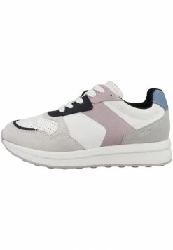 Geox D RUNNTIX - Baskets Basses - White Light Rose
