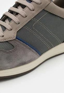 Geox AVERY - Baskets Basses - Anthracite -Pas Cher Geox Boutique 6ed6363fa700430fb7ba666fa13577c0