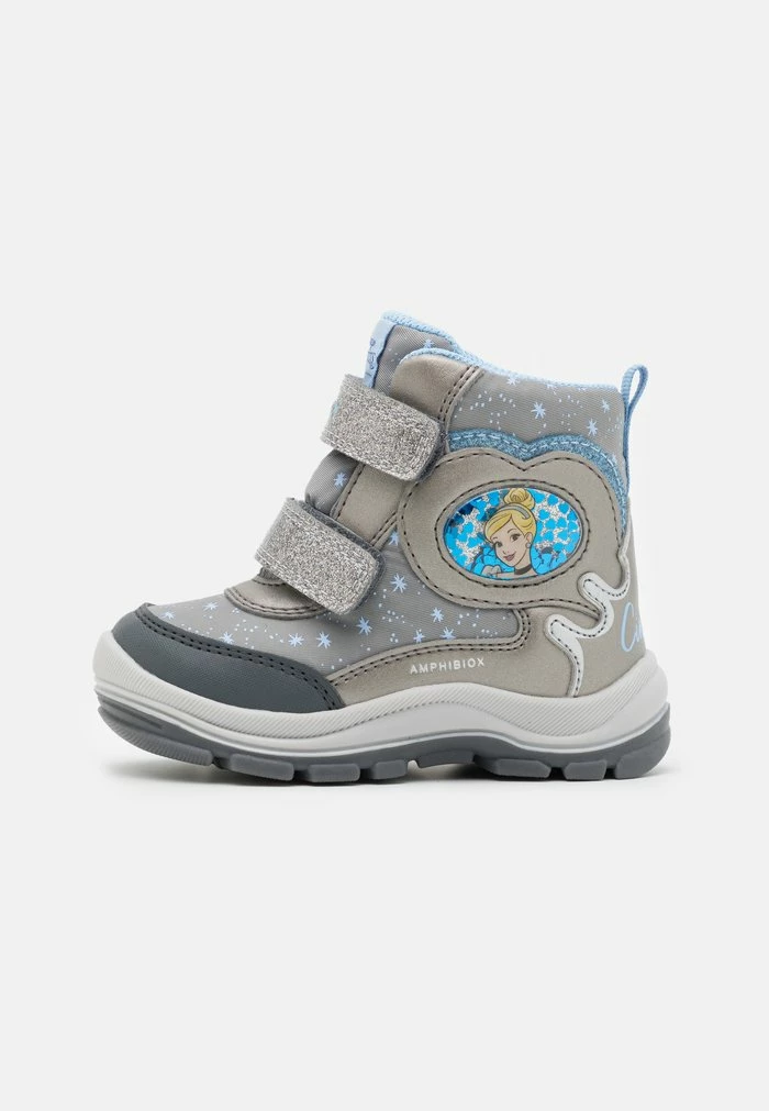 Geox DISNEY PRINCESS CINDERELLA BABY GIRL ABX - Bottes De Neige - Dark Silver 1 Geox DISNEY PRINCESS CINDERELLA BABY GIRL ABX - Bottes De Neige - Dark Silver