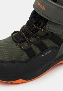 Geox SENTIERO BOY WPF - Bottes De Neige - Khaki/orange -Pas Cher Geox Boutique 7157d3aceb9f46c882d3d000f3e9f906