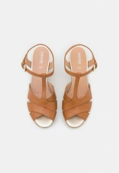 Geox SOLEIL - Sandales à Plateforme - Camel -Pas Cher Geox Boutique 7170e3123fa14718859a5565f62f29d4