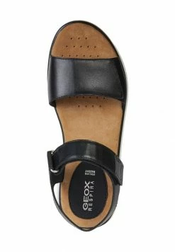 Geox DANDRA - Sandales - Black/gun -Pas Cher Geox Boutique 74ca92f0895d4da08cec0d97fab30b2d