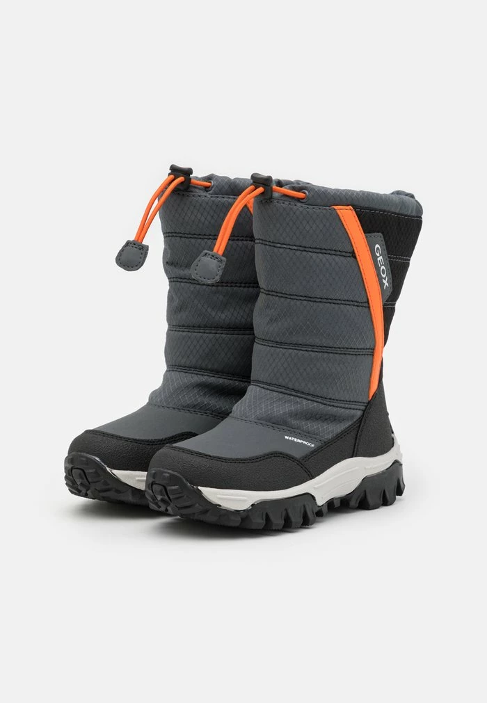 Geox HIMALAYA BOY WPF - Bottes De Neige - Dark Grey/orange 2 Geox HIMALAYA BOY WPF - Bottes De Neige - Dark Grey/orange – Image 2