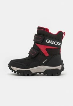 Geox HIMALAYA BOY WPF - Bottes De Neige - Black/red