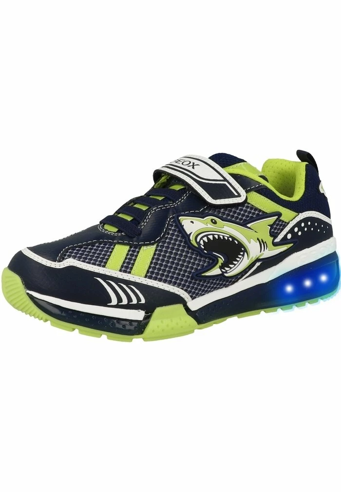 Geox BAYONYC BOY - Baskets Basses - Navy-lime 2 Geox BAYONYC BOY - Baskets Basses - Navy-lime – Image 2
