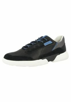 Geox U SMOOTHER A - Baskets Basses - Black Royal -Pas Cher Geox Boutique 7b1a3a837d424474914d1672823ff0dd