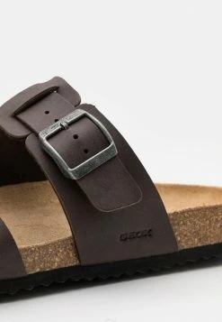 Geox GHITA - Mules - Dark Coffee -Pas Cher Geox Boutique 7b540ca94c304268bbc455dc646d03e1