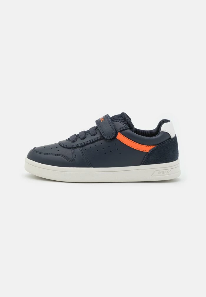 Geox DJ ROCK BOY - Baskets Basses - Navy/orange 1 Geox DJ ROCK BOY - Baskets Basses - Navy/orange
