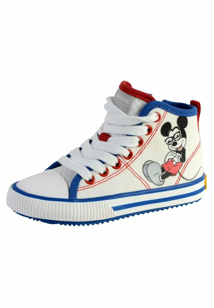 Geox BASKET MONTANTNS - Baskets Montantes - White Royal 1 Geox BASKET MONTANTNS - Baskets Montantes - White Royal