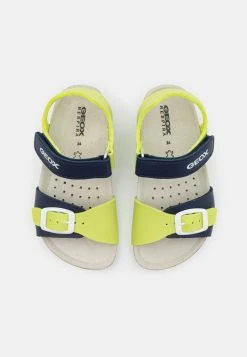 Geox GHITA BOY - Sandales - Lime/navy -Pas Cher Geox Boutique 7d610ec3db01494cb0a2460e7cbefc8a