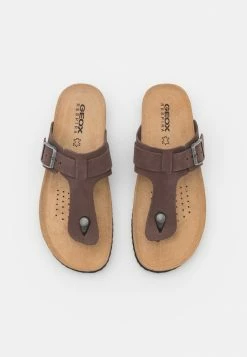 Geox GHITA - Tongs - Dark Coffee -Pas Cher Geox Boutique 7d71cbf4dab84f12af2084092b429300