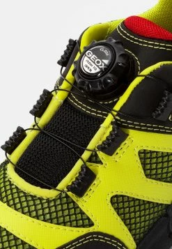 Geox FLEXYPER BOY - Baskets Basses - Lime/black -Pas Cher Geox Boutique 7db2124a86e64e6fb025db86b9c507d5