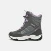 Geox SENTIERO GIRL - Bottes De Neige - Dark Grey/violet